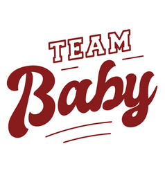 Team Baby Shower Badge