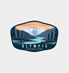 Olympic National Park Emblem Patch Logo