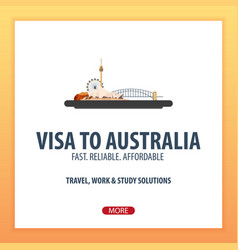 Visa To Australia Travel To Australia Document