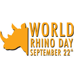 World Rhino Day September 22