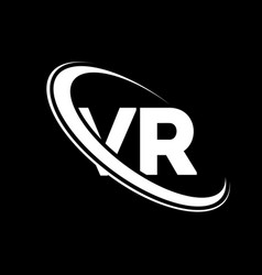 Vr Logo V R Design White Letter Vrv R Letter