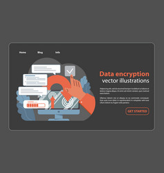 Data Encryption Concept Cybersecurity Measures