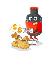 Cola Refuse Money Character