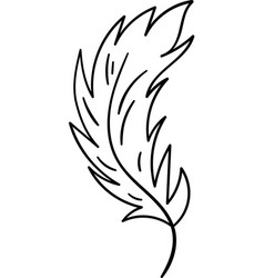 Feather Bird Outline