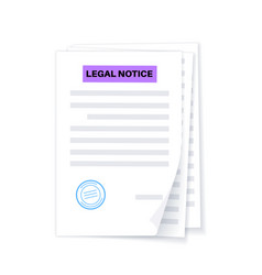 Legal Notice Document