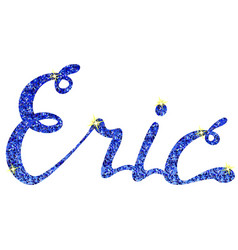 Eric Name Lettering Tinsels