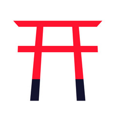 Torii Icon Or Gate Of Japan