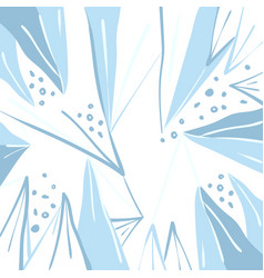 Winter Background With Abstract Ice Shards