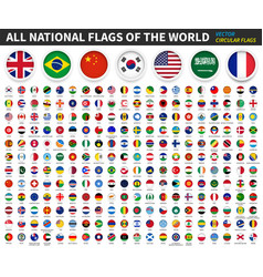 All National Flags Of The World Circular Flag