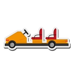 Electric Airport Passenger Car Icon