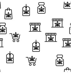 Rasta Shop Seamless Pattern