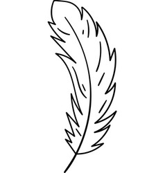 Feather Bird Outline