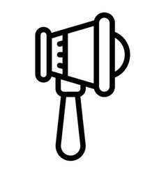 Optometry Megaphone Icon Outline Style