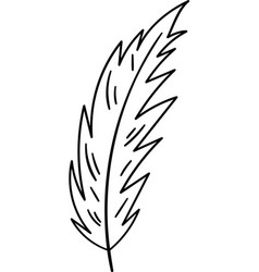 Feather Bird Outline