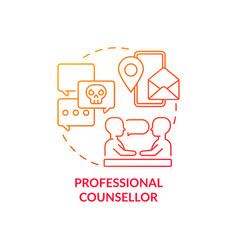 Professional Counsellor Concept Icon