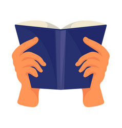 Hands With Book Icon