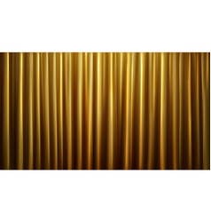 Realistic Gold Cinema Curtain Background