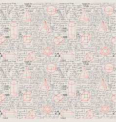 Math Seamless Pattern With Lorem Ipsum And Sketch