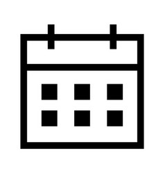 Simple Calendar Icon Or Appointment And Schedule