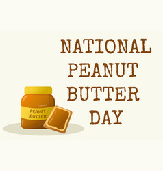 National Peanut Butter Day In Jar