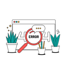 Page Not Found 404 Design Error Icon Outline