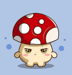 Cute Little Angry Mushroom