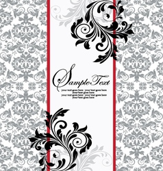 Floral Background And Frame With Sample Tex