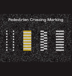 Horizontal Road Markings Pedestrian Crossing