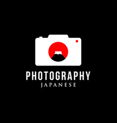 Japanese Camera Photography Concept Logo Design