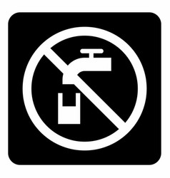 Non Potable Water Icon