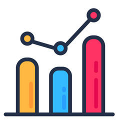 Online Business Statistics Outline Stroke Icon