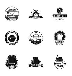 Wash Studio Icons Set Simple Style