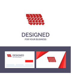 Creative Business Card And Logo Template Roof