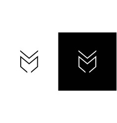 Modern And Sophisticated Letter M Initials Logo