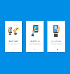 Using Digital Device Flat Icon Set