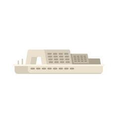 Water Ferry Boat Icon Flat River Ship