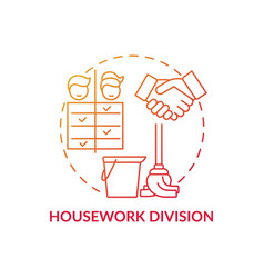 Housework Division Concept Icon