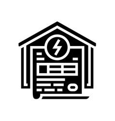 Home Energy Audit Glyph Icon