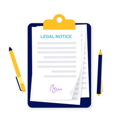 Legal Notice Document