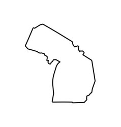 Us State Map Michigan Outline Symbol