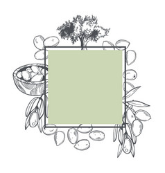 Sketch Olive Set Frame