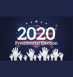 Presidential Election 2020 Dark Blue Background