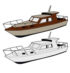 Motor Boat Transportation Design