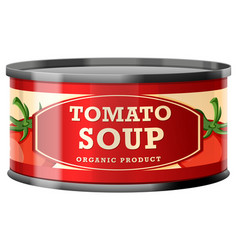 Tomato Soup In Food Can