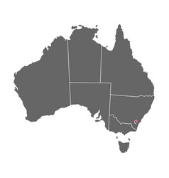 Australia Map Of Australian Capital Territory