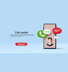 3d Render Style Of Call Center