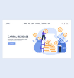 Capital Increase Web Or Landing Amplifying