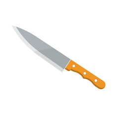 Flat Design Knife Icon Or Kitchen Knife