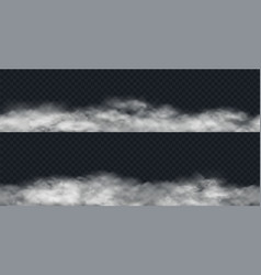 Fog Or Smoke Seamless Border