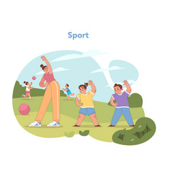 Kindergarten Sports Day Flat